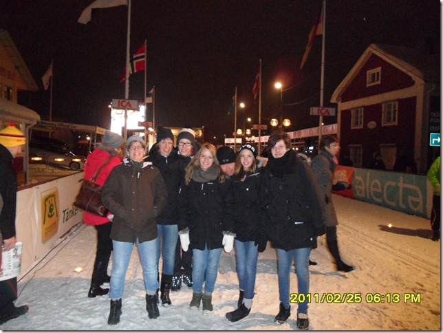 Kjellssons och Hagstr&ouml;ms vid upploppet i Mora