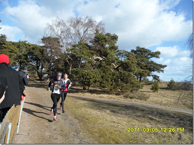 Peter B p&aring; spurten