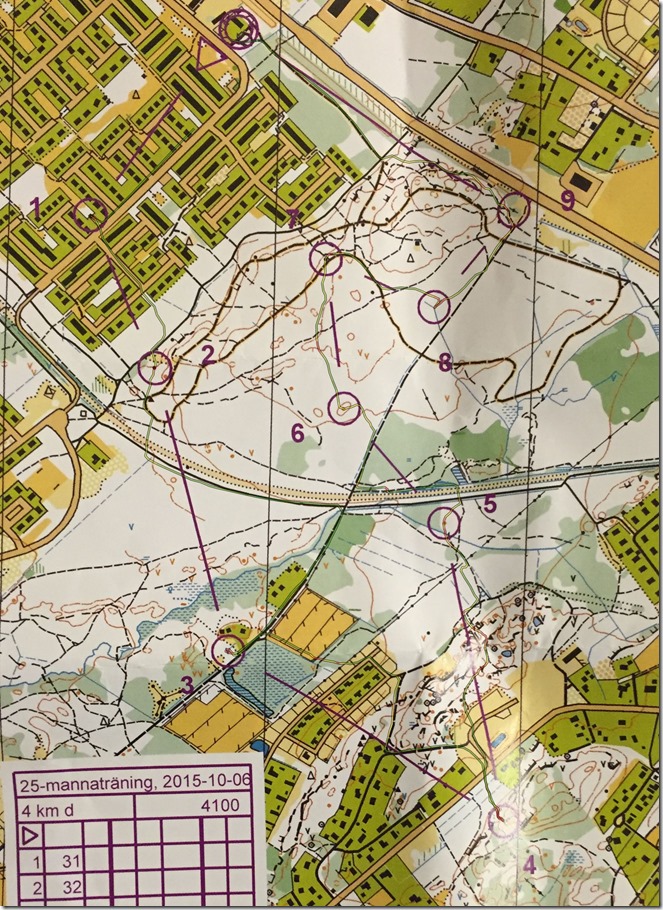 25 manna tr&auml;ning 6 okt