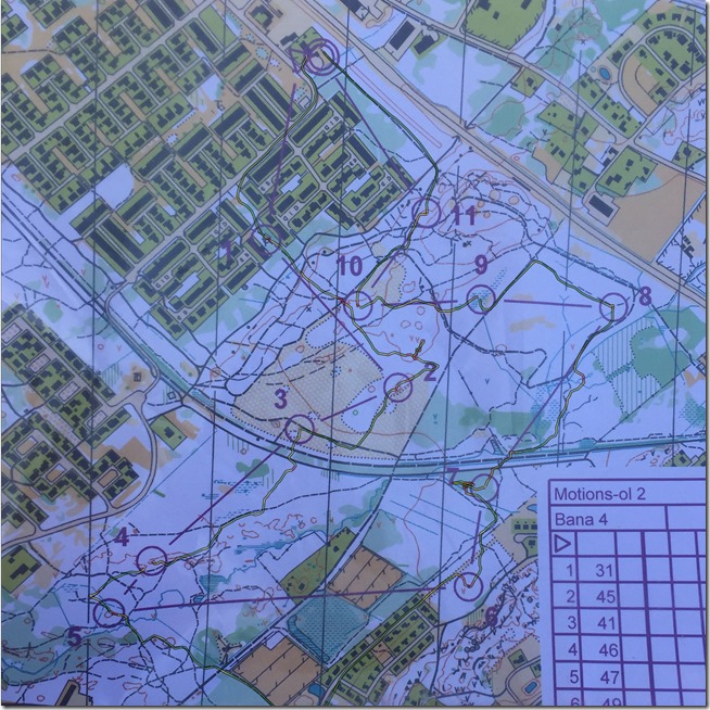 Motionsorientering 18 april 2017