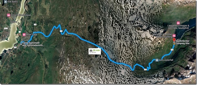 Egilsstadir-Seydisfjördur 29 km